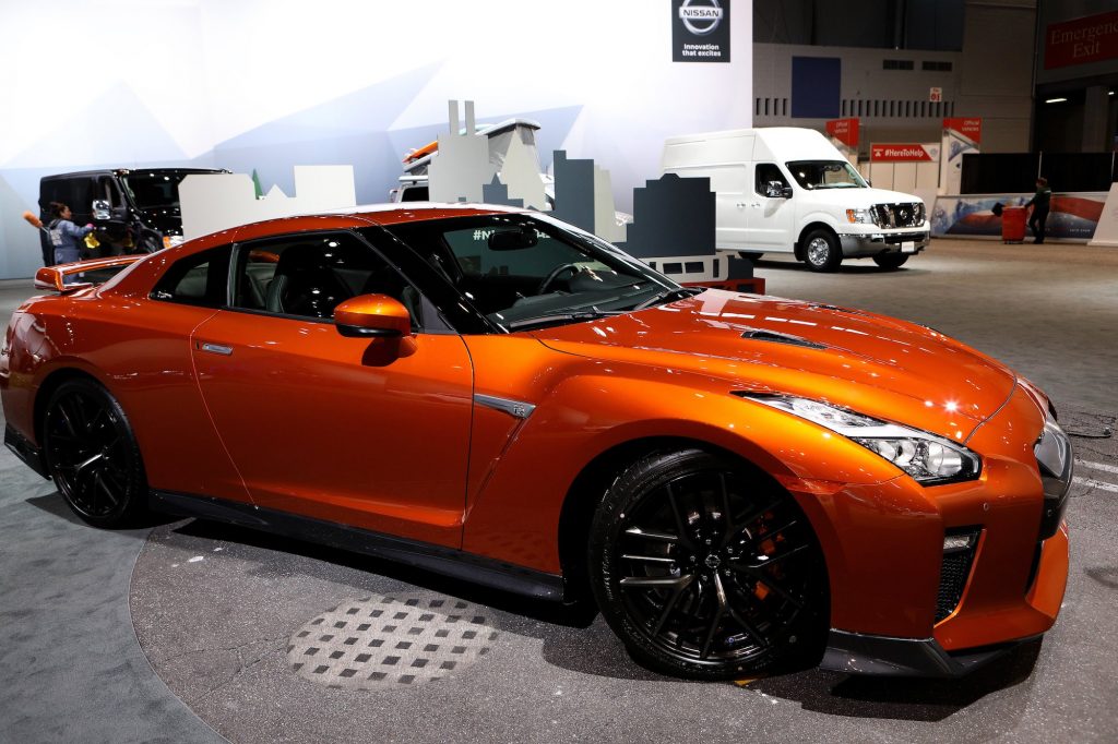 Nissan GTR is on display at the 110th Annual Chicago Auto Show.