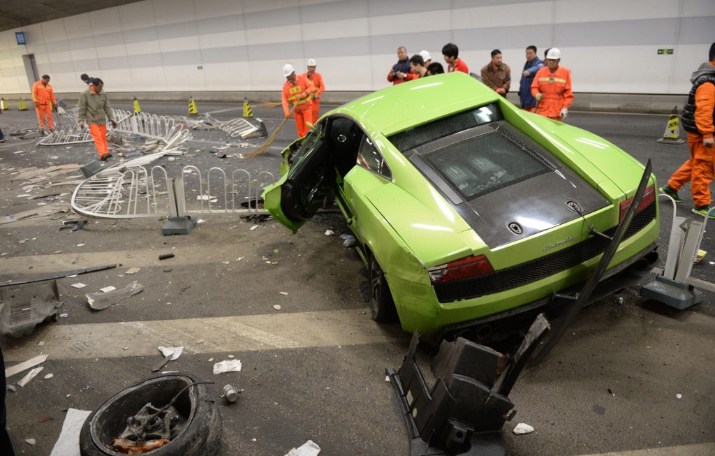 What Happens if You Crash a Supercar like a Lamborghini?