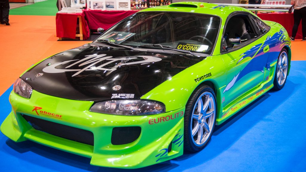 A Mitsubishi Eclipse used onscren in The Fast and The Furious. 