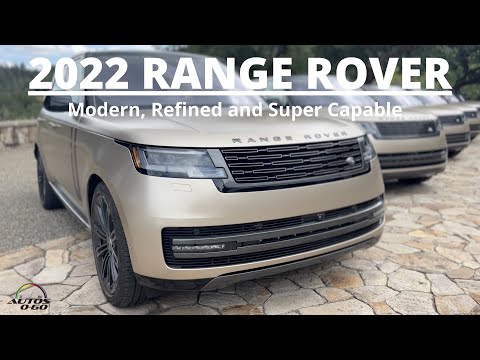2022 Range Rover; 1st. look on the road, off-road from the air in Sonoma Valley